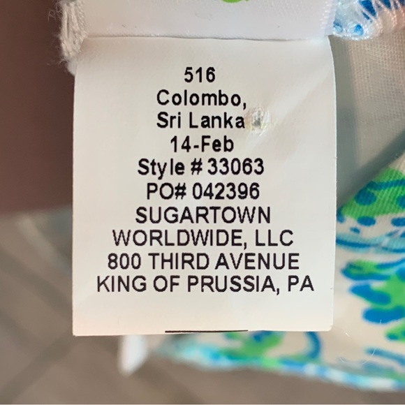 Lilly Pulitzer Buttercup Shorts Lobster Blue - 2 - Picture 10 of 11